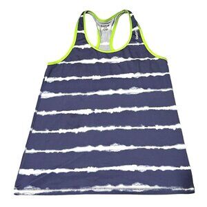 Reebok Racerback Active Workout Shirt Sz Medium Women Tie Dye Purple & Green